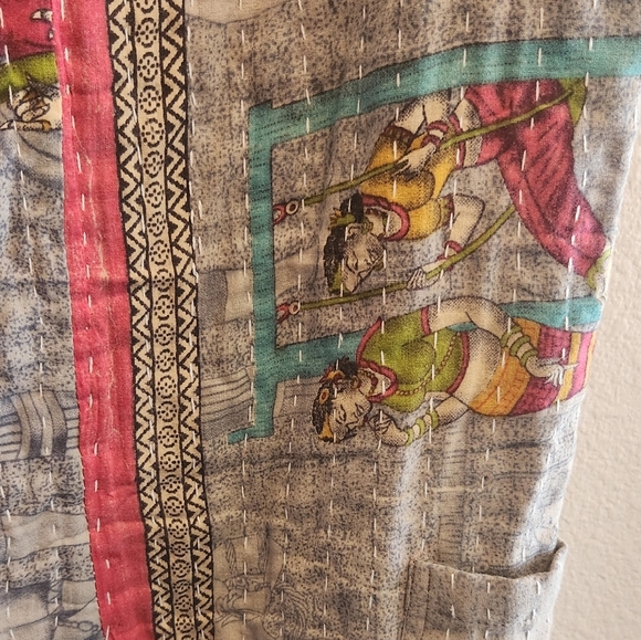 Handmade in India wide leg Overalls NWOT - Picture 11 of 11